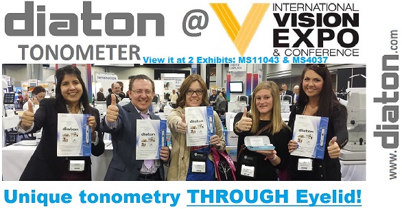 diaton tonometer at vision expo