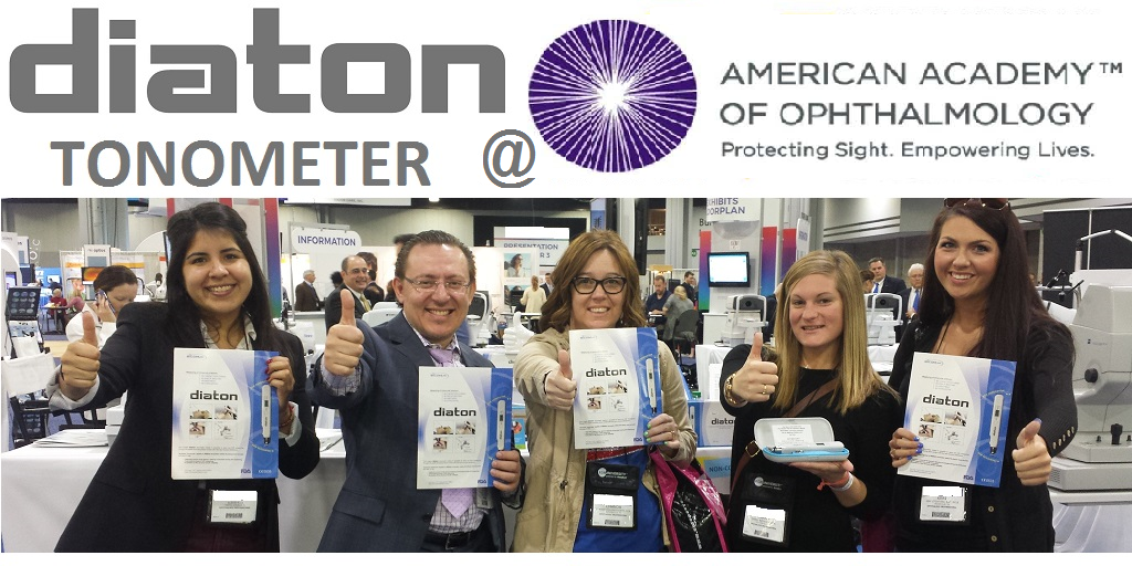 Unique Transscleral DIATON Tonometer Gets Thumbs Up at the American Academy of Ophthalmology AAO Meeting