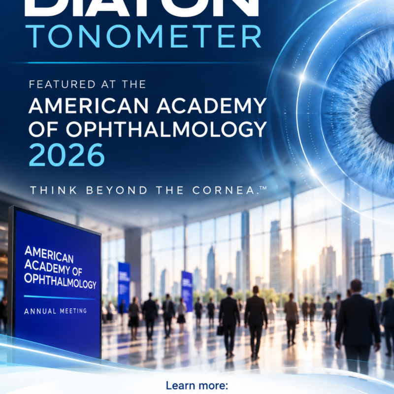 Diaton Tonometer featured at the American Academy of Ophthalmology